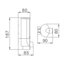 Дозатор настенный,для жидких моющих средств.Haiba HB407 (HB407) 