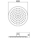 Душевая лейка тропического душа Ledeme L15 (L15) 