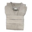 Халат вафельный женский ООО “SILKEZ-TEX” Серый №250 M (арт 92295) 