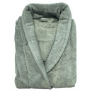 Халат махровый гладкокрашеный ТУРОН ВОДИЙ ТЕКС т.оливковый №400 XXL (арт 86846,) 