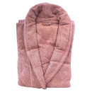 Халат махровый гладкокрашеный ТУРОН ВОДИЙ ТЕКС пудровый №400 XXL (арт 09149, ) 