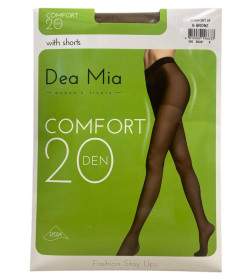 Колготки женские 1445 DEA MIA COMFORT 20 (ПА тонкие), р. 6 BRONZ