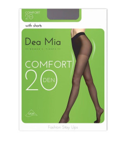 Колготки женские 1445 DEA MIA COMFORT 20 (ПА тонкие), р. 3 GRAFIT