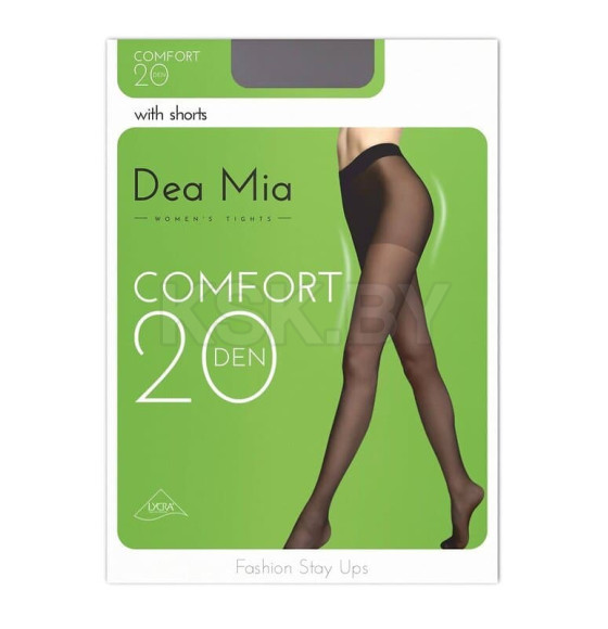 Колготки женские 1445 DEA MIA COMFORT 20 (ПА тонкие), р. 3 GRAFIT (3С1445-Д38) 