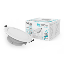 Светильник Gauss Basic Downlight круг 5W 400lm 4000K 210-240V IP54 90*44 белый LED  (9033420205) 