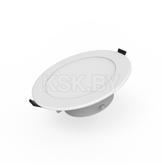 Светильник Gauss Basic Downlight круг 7W 560lm 4000K 185-250V IP54 95*45 белый LED  (9033420207) 