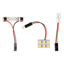 Панель светодиодная 12V 6 SMD диодов, 24*15мм Белая SKYWAY (S03301006) 