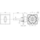 Фиксатор ночной задвижки Fuaro BKW8x75.K.RL52 BL-24 черный (42745) 