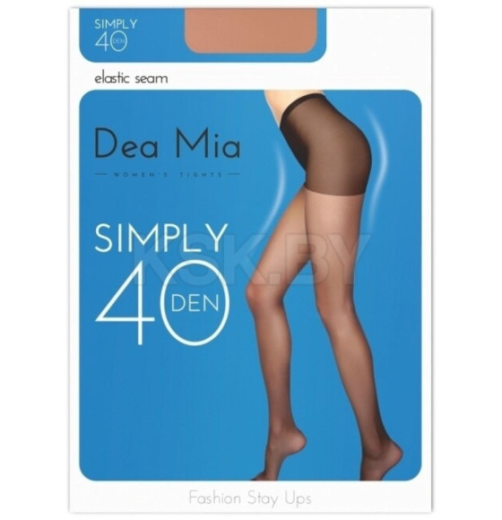 Колготки женские 1456 DEA MIA SIMPLY 40 (ПА плотные), р. 5 NATURA (15С1456) 