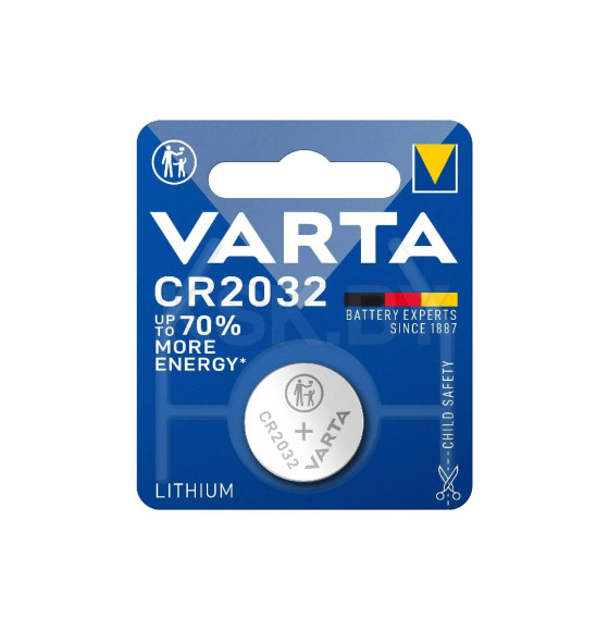 Батарейка CR2032 BL1 3V Lithium Varta Electronics (6032101401) 