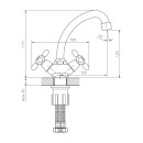 Смеситель для умывальника Decoroom, DR53012 (DR53012) 