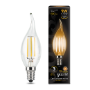 Лампа Gauss Filament Свеча на ветру 9W 680lm 2700К Е14 LED  (104801109) 