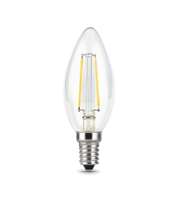 Лампа Gauss Filament Свеча 9W 680lm 2700К Е14 LED 