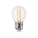 Лампа Gauss Filament Шар 9W 680lm 2700К Е27 LED  (105802109) 