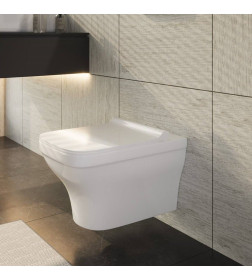 Комплект BERGES 042450 (инсталляция NOVUM, кнопка D3 хром глянец, унитаз Strati Rimless, сидение дюропласт Strati Slim SO)