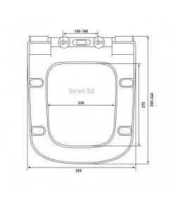 Комплект BERGES 042450 (инсталляция NOVUM, кнопка D3 хром глянец, унитаз Strati Rimless, сидение дюропласт Strati Slim SO)