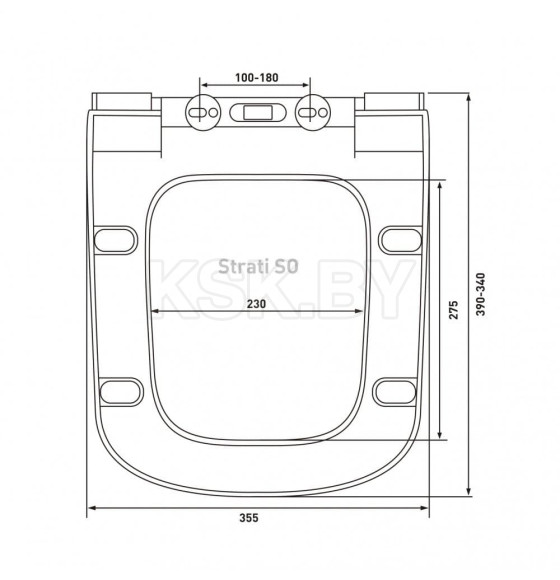 Комплект BERGES 042450 (инсталляция NOVUM, кнопка D3 хром глянец, унитаз Strati Rimless, сидение дюропласт Strati Slim SO) (042450) 