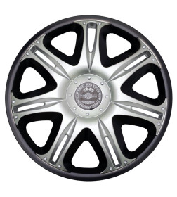 Колпак декоративный автомобильный Наскар Super Silver 15" (4 шт.) Star S15263