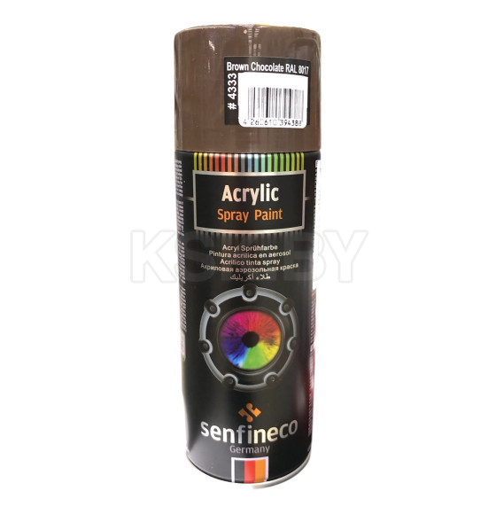 Краска акриловая винно-красный 400мл. Senfineco Paint Acrylic Brown Chocolate