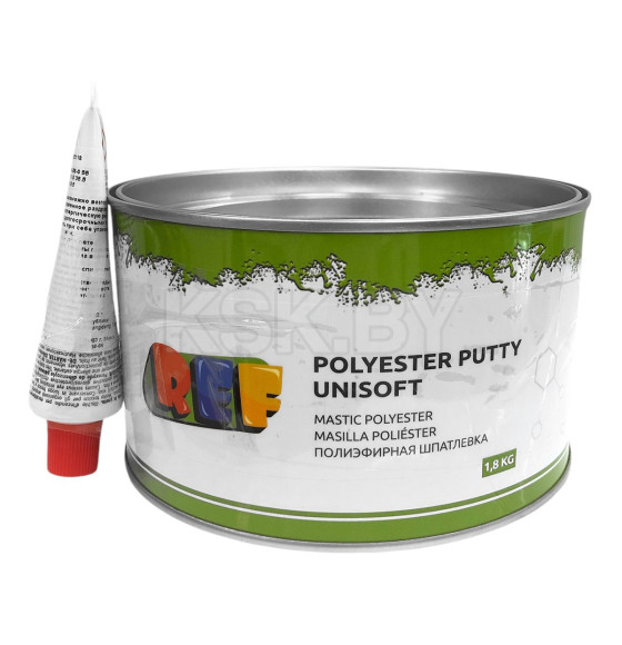 Шпатлевка универсальная Polyester Putty UNISOFT 1,8кг (REF-R02118) 