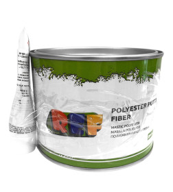 Шпатлевка со стекловолокном Polyester Putty FIBER 0,9кг