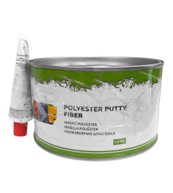 Шпатлевка со стекловолокном Polyester Putty FIBER 1,8кг