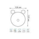 Светильник ночник настольный GTL702 5W 200lm 2700-6000K 5V Li-ion 1200mA (голубой) Gauss Qplus NN7026 (NN7026) 