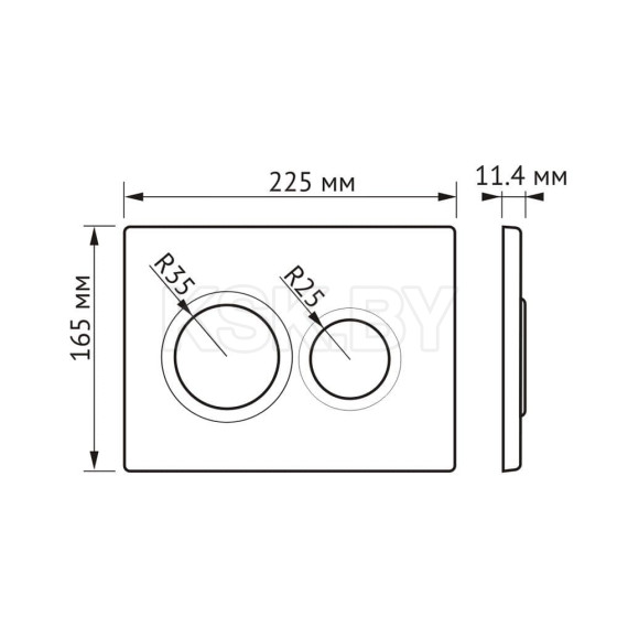 Комплект Berges 043250 (Инсталляция NOVUM 525, кнопка O1 белая, унитаз EGO Rimless, сидение Okus Slim SO) (043250) 