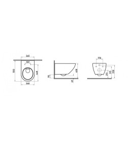 Комплект BERGES 043353 (инсталляция АТОМ Line, кнопка хром глянец, унитаз PUMA XL Rimless, сидение дюропласт Toma Slim SO)