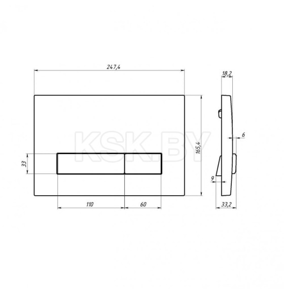 Комплект BERGES 043358 (инсталляция АТОМ Line, кнопка белая, унитаз EGO XL Rimless, сидение дюропласт микролифт) (043358) 