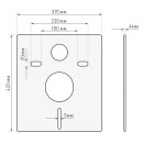 Комплект BERGES 043358 (инсталляция АТОМ Line, кнопка белая, унитаз EGO XL Rimless, сидение дюропласт микролифт) (043358) 