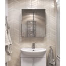 шкаф навесной Grand 600 с зеркалом (zsh.GRA.60) 