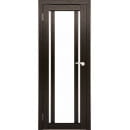 Дверь межкомнатная Амати 11, 600х2000, Экошпон,Венге,стекло матовое