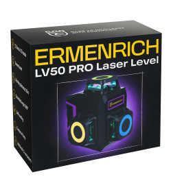 Лазерный уровень LV50 PRO, фиолетовый, ERMENRICH