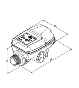 Пресс контроль BRIO 2000-M max.12A 1/N/PE 230v 50-60Hz IP65 Italtecnica BRIO-M