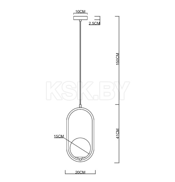 Светильник подвесной Arte Lamp MATISSE A7745SP-1BK (A7745SP-1BK) 