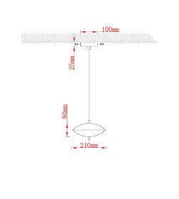 Светильник подвесной Arte Lamp ANDROMEDA A2089SP-6GO