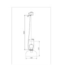 Светильник подвесной Divinare PAOLA 5864/06 SP-1 (5864/06 SP-1) 