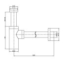 Сифон для умывальника Lauter 21635B (21635B) 