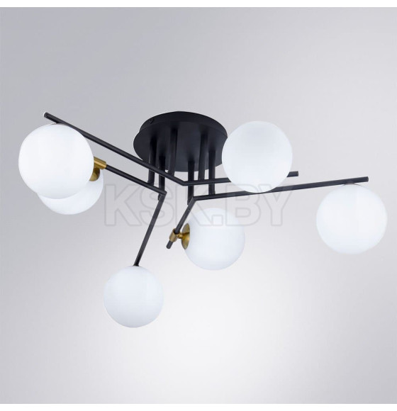 Люстра потолочная Arte Lamp GEMINI A2243PL-6BK (A2243PL-6BK) 