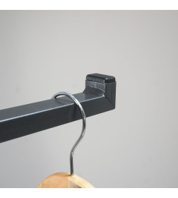 Вешалка напольная "Торонто 1" 335х335х1800мм, цвет графит