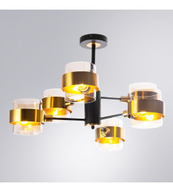 Люстра на штанге Arte Lamp CARLO A8205SP-6BK