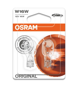 Лампа автомобильная 921-02B (W16W) 16W 12V W2.1X9.5D 10XBLI23C OSI OSRAM