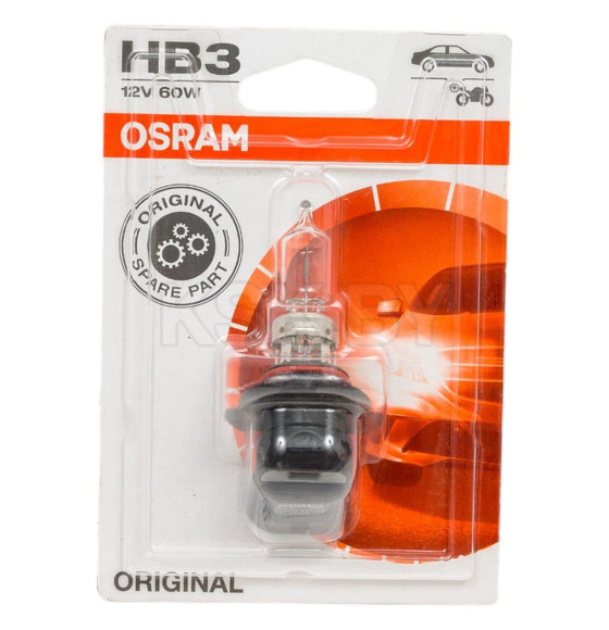 Лампа автомобильная галогенная 9005-01B 60W 12V P20D 10XBLI1DK 3C OSRAM (9005-01B) 