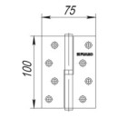 Петля съемная Fuaro IN4430SL SN левая (100*75*2,5) матовый никель (упаковка 2шт.) (18113) 