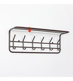 Вешалка с полкой 80 730х220х265мм, цвет коричневый