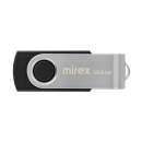 Флеш-накопитель 128GB USB 2.0 FlashDrive Mirex SWIVEL BLACK 13600-FMURS128 (13600-FMURS128) 