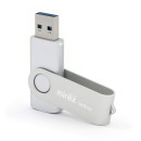 Флеш-накопитель 128GB USB 3.0 FlashDrive Mirex SWIVEL SILVER 13600-FM3SS128 (13600-FM3SS128) 