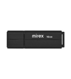 Флеш-накопитель 16GB USB 2.0 FlashDrive Mirex LINE BLACK 13600-FMULBK16