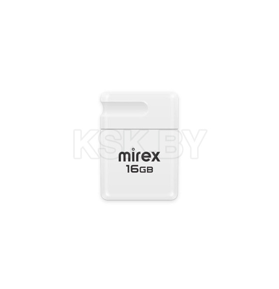 Флеш-накопитель 16GB USB 2.0 FlashDrive Mirex MINCA WHITE 13600-FMUMIW16 (13600-FMUMIW16) 